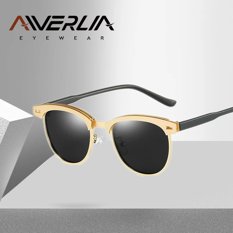 Солнцезащитные очки AIVERLIA поляризационные для мужчин и женщин UV 400 AI30 винтажные