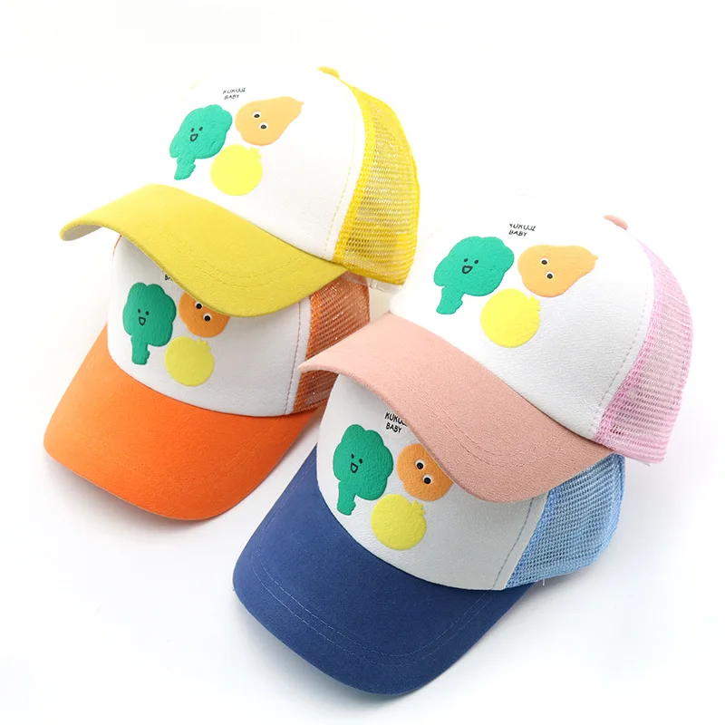 Корейский стиль летняя детская шляпа от солнца для мальчиков и девочек дышащая