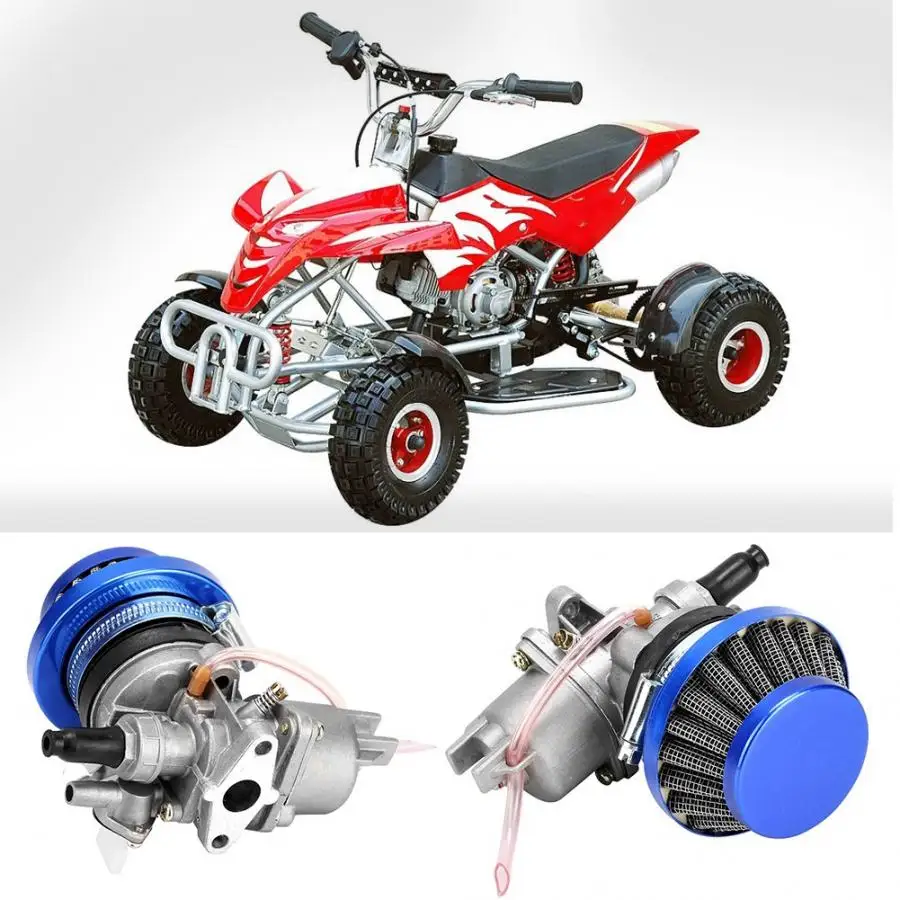 Карбюратор из алюминиевого сплава сменный воздушный фильтр для 47cc 49cc мини