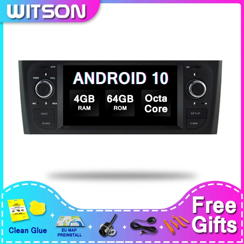 

WITSON Android 10,0 Автомобильный мультимедийный проигрыватель для FIAT OLD PUNTO, 4GRAM 64GBROM