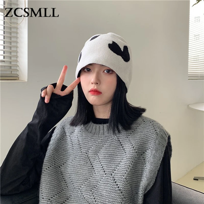 

Женская вязаная Рыбацкая шляпа ZCSMLL с белым узором, новая круглая купольная темпераментная модная универсальная весенне-осенняя 2021 TH1155