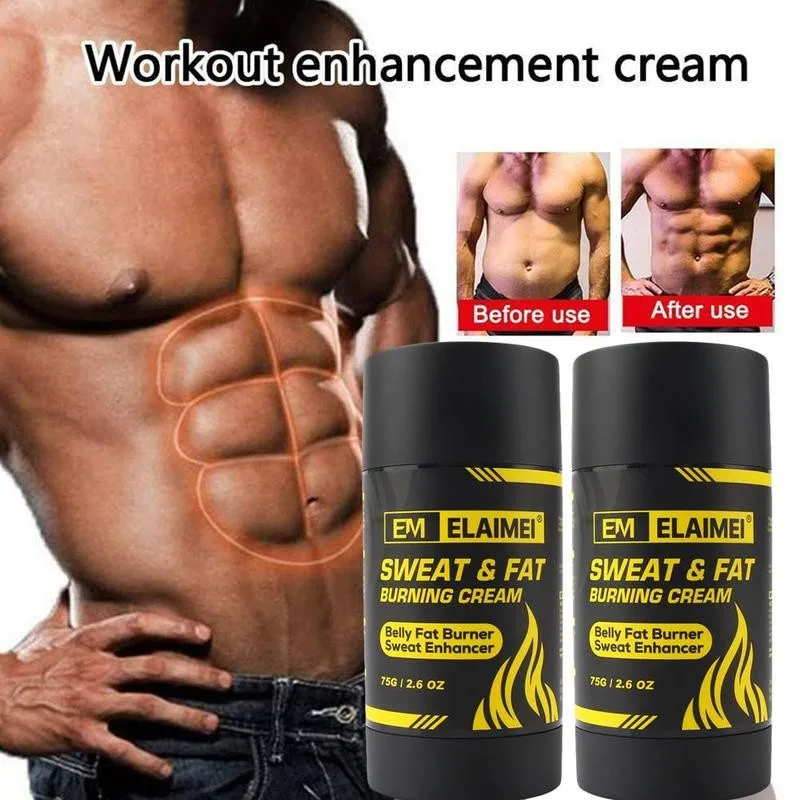 

75g Slimming Cream Belly Firming Fat Burner Sweat Enhancer Abdomen Burning Weight Loss Cream Abdominal Muscle Exercise Artifact