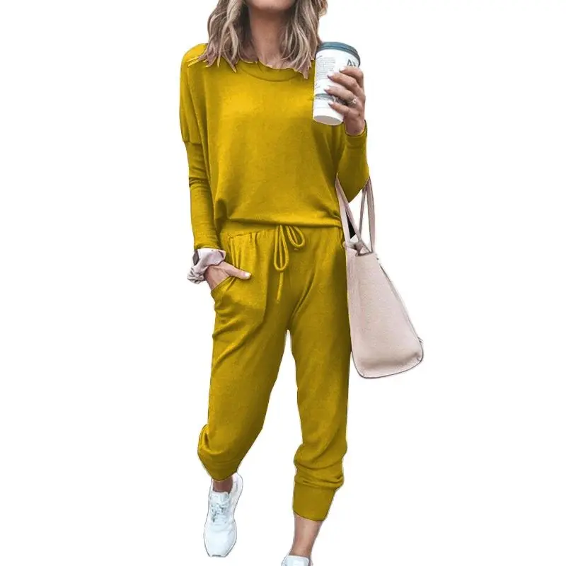 XUANSHOW 2020 весенне осенний женский спортивный костюм из двух предметов свободный
