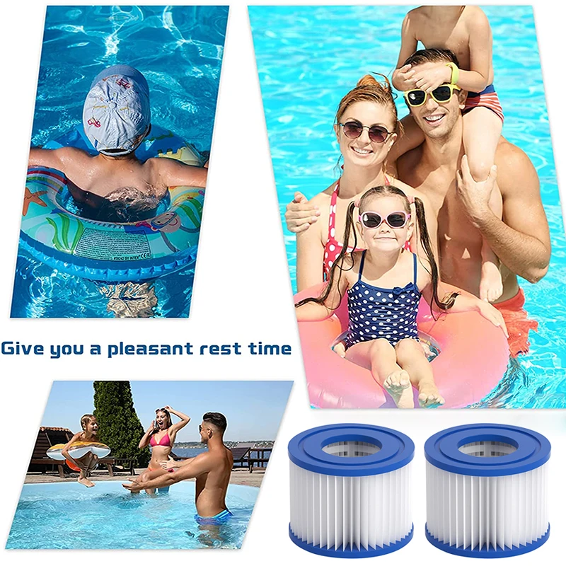 

Hot Sale Swimming Pool Filter Replacement Cartridge Pool Pumps Swimming Pool Filter for Many Massage Pool Models ED889