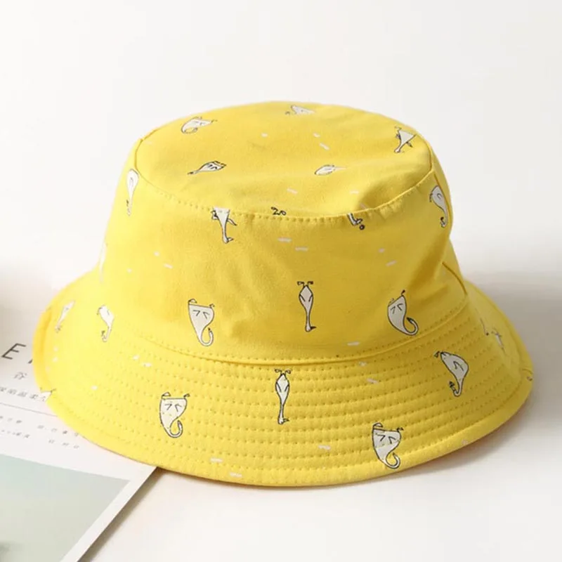 Prowow 2020 повседневные рыбацкие шляпы для женщин двухсторонняя Панама желтая