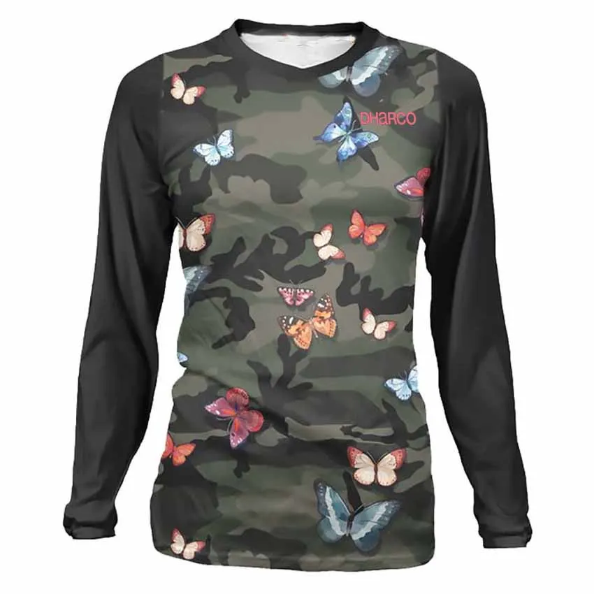 

Clothing female 2022 pro team mtb cycling shirts bicycle t-shirts mountain bike long sleeve motocross clothes downhill jersey