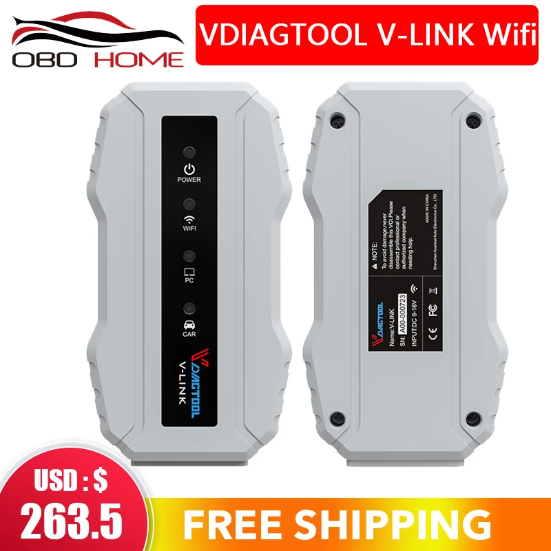 

Новый VDIAGTOOL V-LINK Wi-Fi версии грузовик диагностический инструмент лучше, чем оригинальный NE-XIQ 125032 USB связь со всеми установщиков