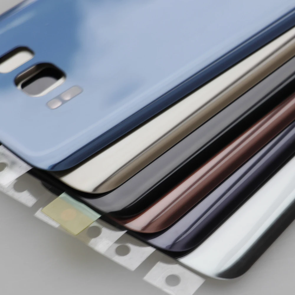 10 шт./лот Замена заднего стекла для Samsung Galaxy S8 Plus + G950 G955 крышка аккумулятора задний