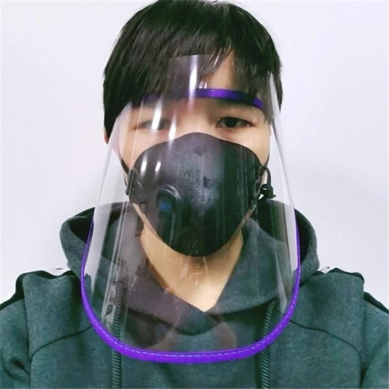 Safety Anti-fog Anti-dust Full Face Shield Mask Clear Flip Up Protection Hat Cap Protective Cover Oil-Splash | Аксессуары для
