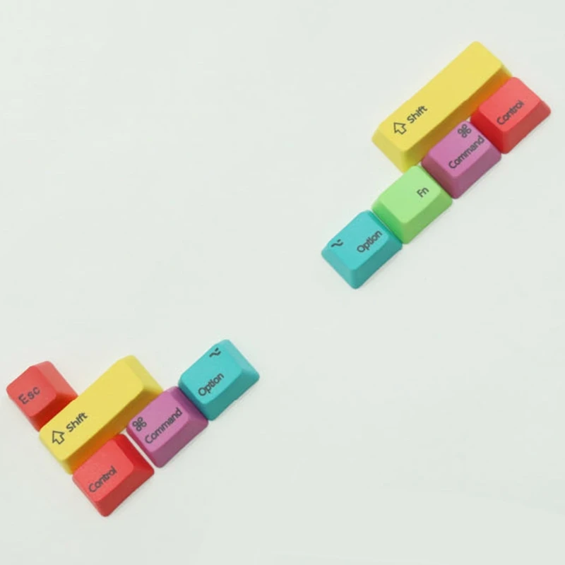 

2021 New Mac/WIN Mechanical Keyboard Keycaps OEM Profile PBT CMYK Modifiers 10 Key Keycap