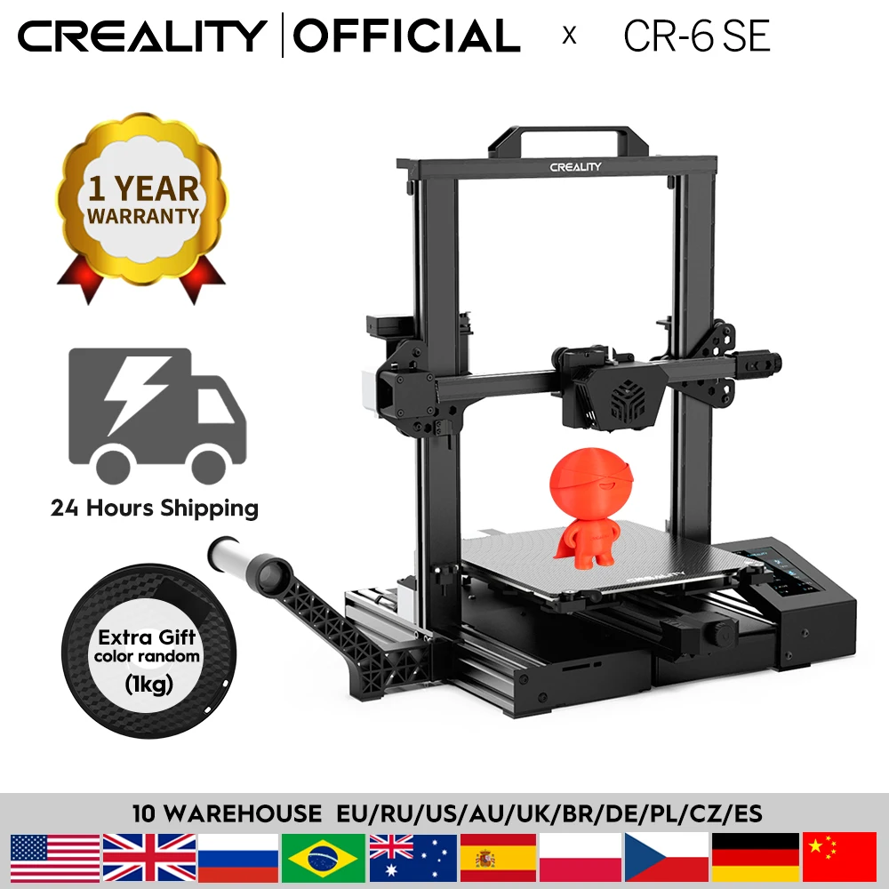 3D-принтер CREALITY Super CR-6 SE бесшумная материнская плата продолжение печати филамента