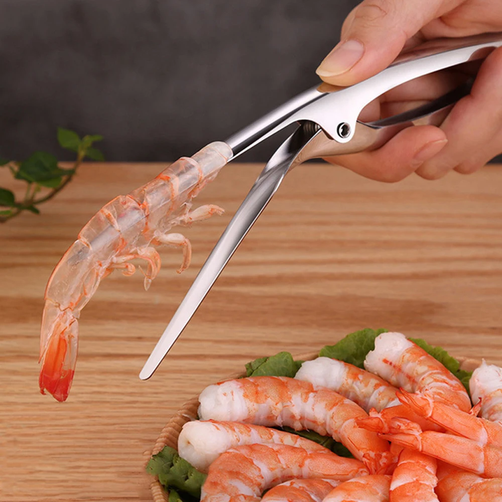 

Shrimp Peeler Kitchen Appliances Portable Stainless Steel Deveiner Lobster Practical Kitchen Supplies Kitchen Gadgets Tools