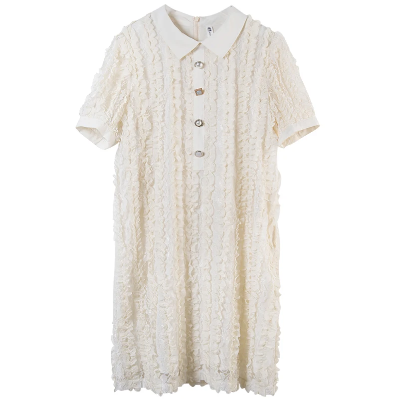 MISHOW 2019 летнее платье-Поло женское пальто с длинным рукавом кружевные носки