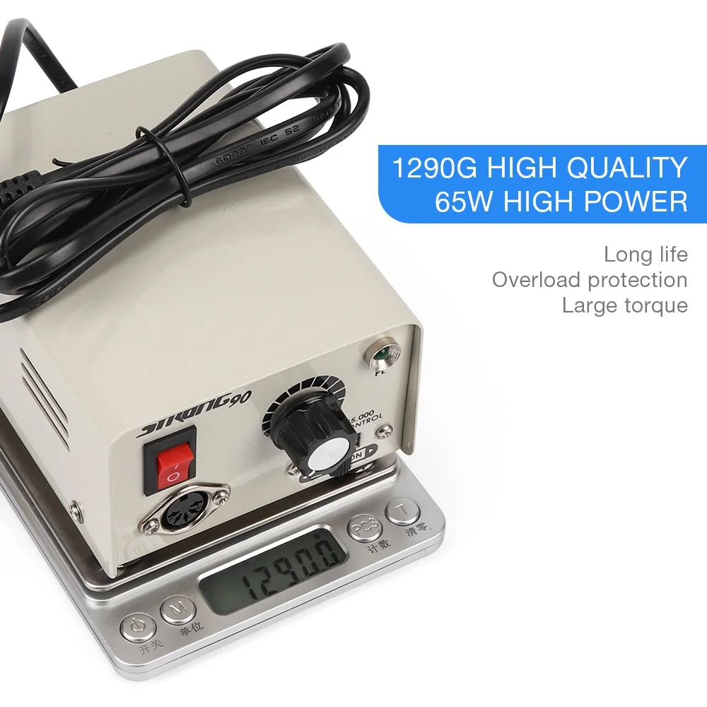 Профессиональная электрическая дрель для нейл-арта мощный аппарат из