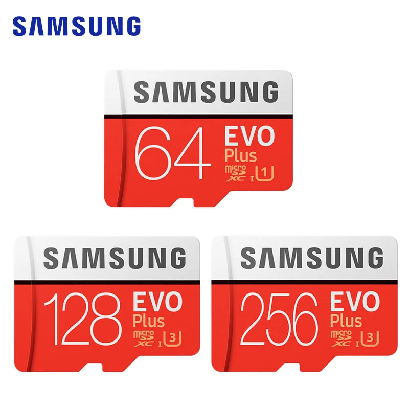 SAMSUNG EVO Plus карта памяти 32g 64g 128g micro sd 256GB 512GB Micro SD SD/TF microSD для смартфона|Карты памяти|
