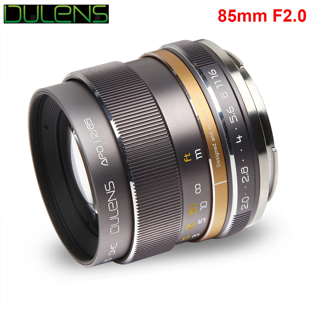 Дуобъектив APO 85 мм F2.0 апохроматический Полнокадровый объектив для Canon EF Nikon F