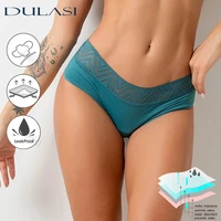 menstrual panties for women leakproof period pants sexy hollow out underwear four layers physiological underpants dropshipping