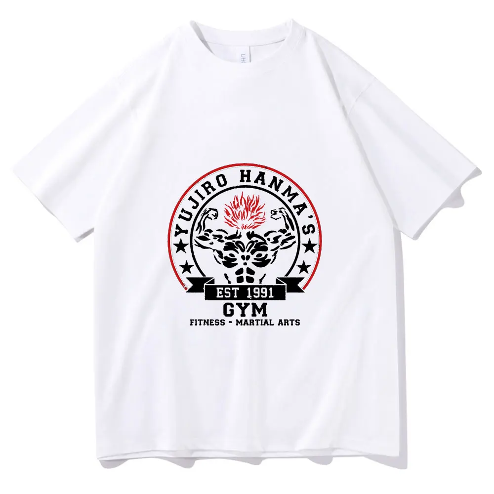 

Baki The Grappler Print T Shirt Men Women Hanma Yujiro Print Clothes Harajuku Creative Short Sleeve