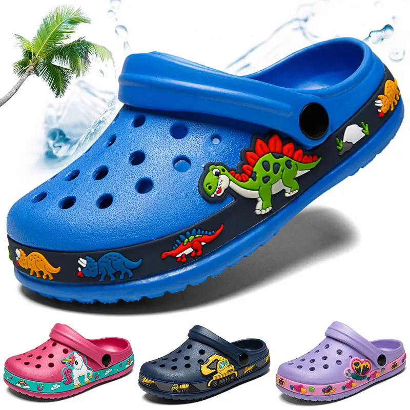 

Baby Children Croc Shoes Summer Clogs Unicorn Beach Sandals Kids Garden Boys Girls Soft Non Slip Indoor Outdoor Toddler Slippers