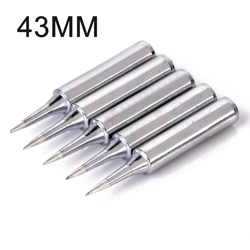 

5Pcs 900m-T-I Soldering Iron Tip Pure Copper Lead Free Solder Iron Head Electric Soldering Iron Tips