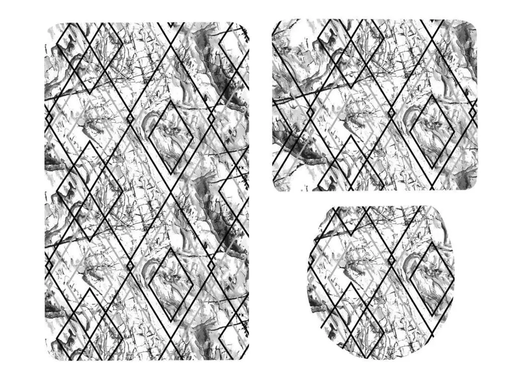 

eyizdiyar pcs set Toilet Seat Pad Alexa Black