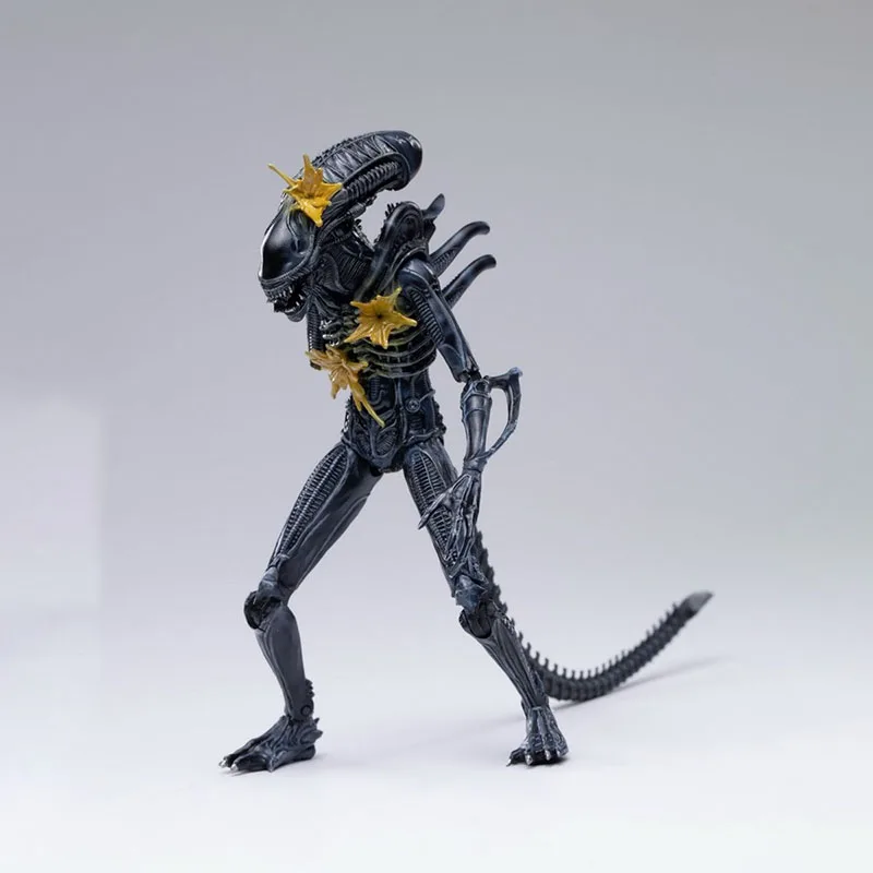 

Hiya LA0070 1/18 Scale Mini Series Battle Damaged Alien Warrior Action Figure Doll For Fans Collection