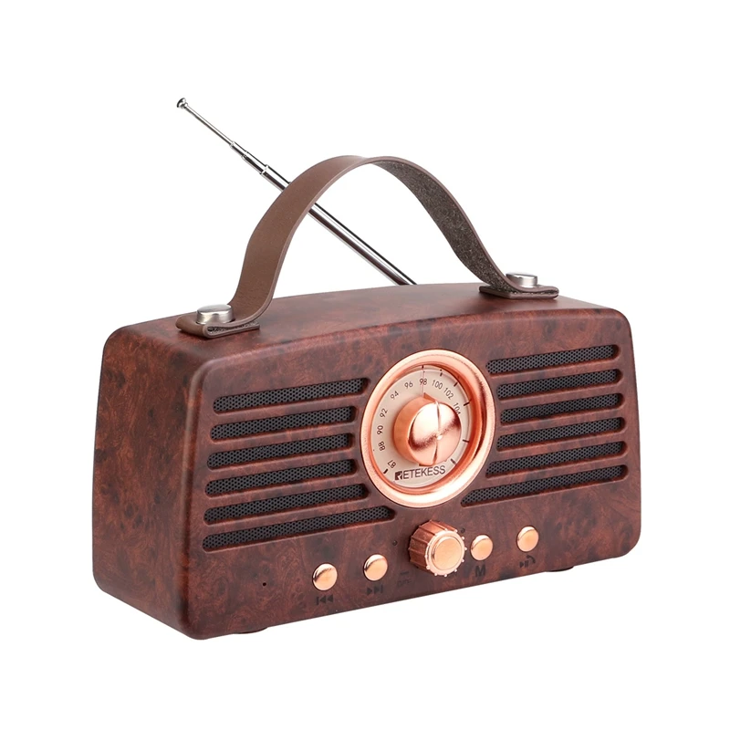 Retekess TR607 классический ретро fm-радио приемник портативное украшение MP3 Радио