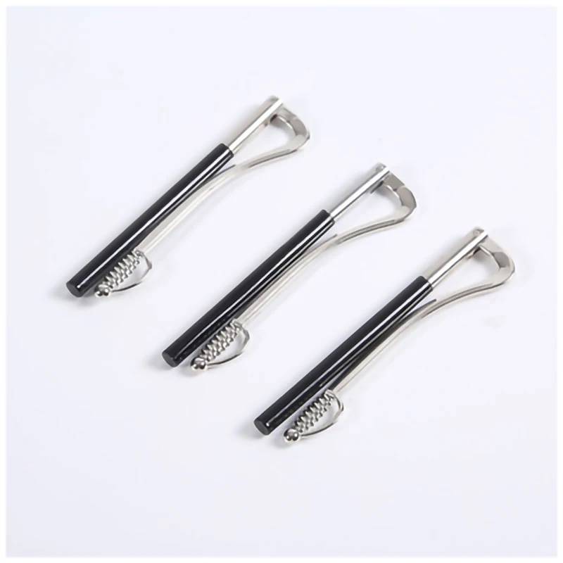 75 мм черный эктрофорез двойного сложения пружинный зажим для денег бумажник