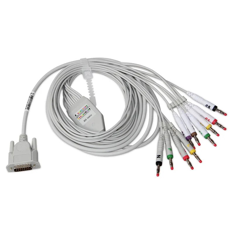 CONTEC ECG90A портативный ручной 12 канальный 3/6/12-lead сенсорный экран ЭКГ машина