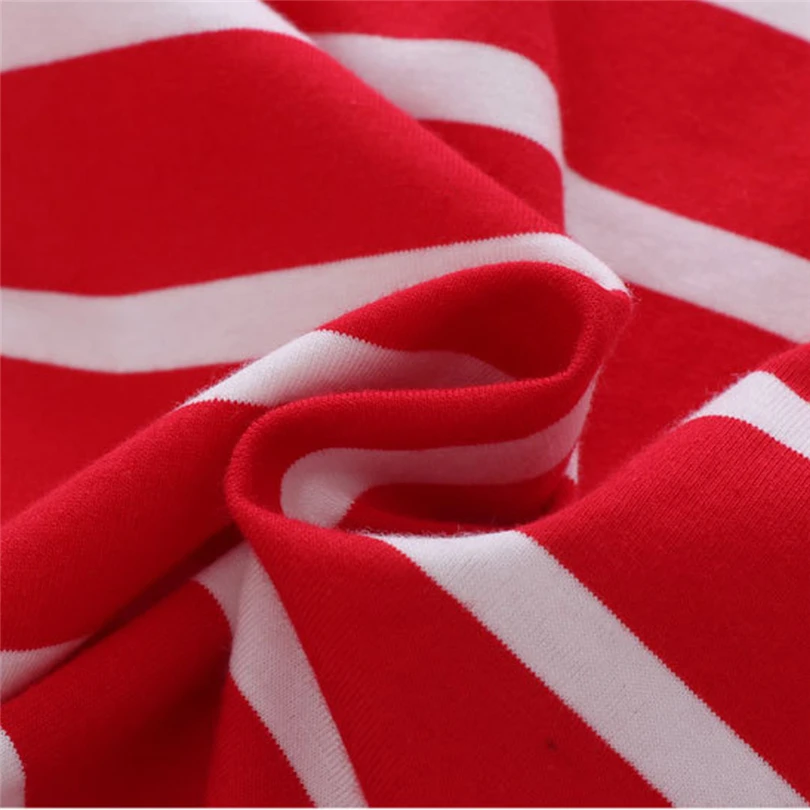 Платья с длинными рукавами для маленьких девочек милое мини-платье в полоску