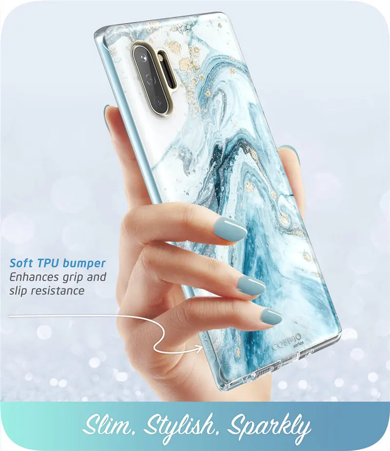 Чехол для samsung Galaxy Note 10( выпуск) i-Blason Cosmo Full-блеск для тела Чехол под мрамор без встроенного протектора экрана