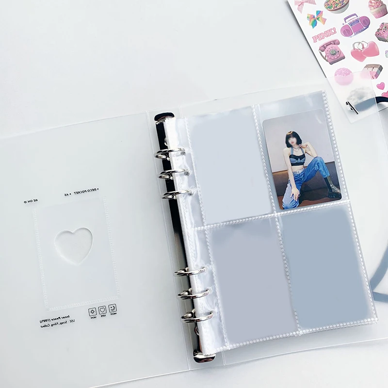 3 Inch New Photo Album Ins A5 Matte Photocard Binder Korean Style Photocard Holder Instax Mini Album Loose-leaf Kpop Card Binder