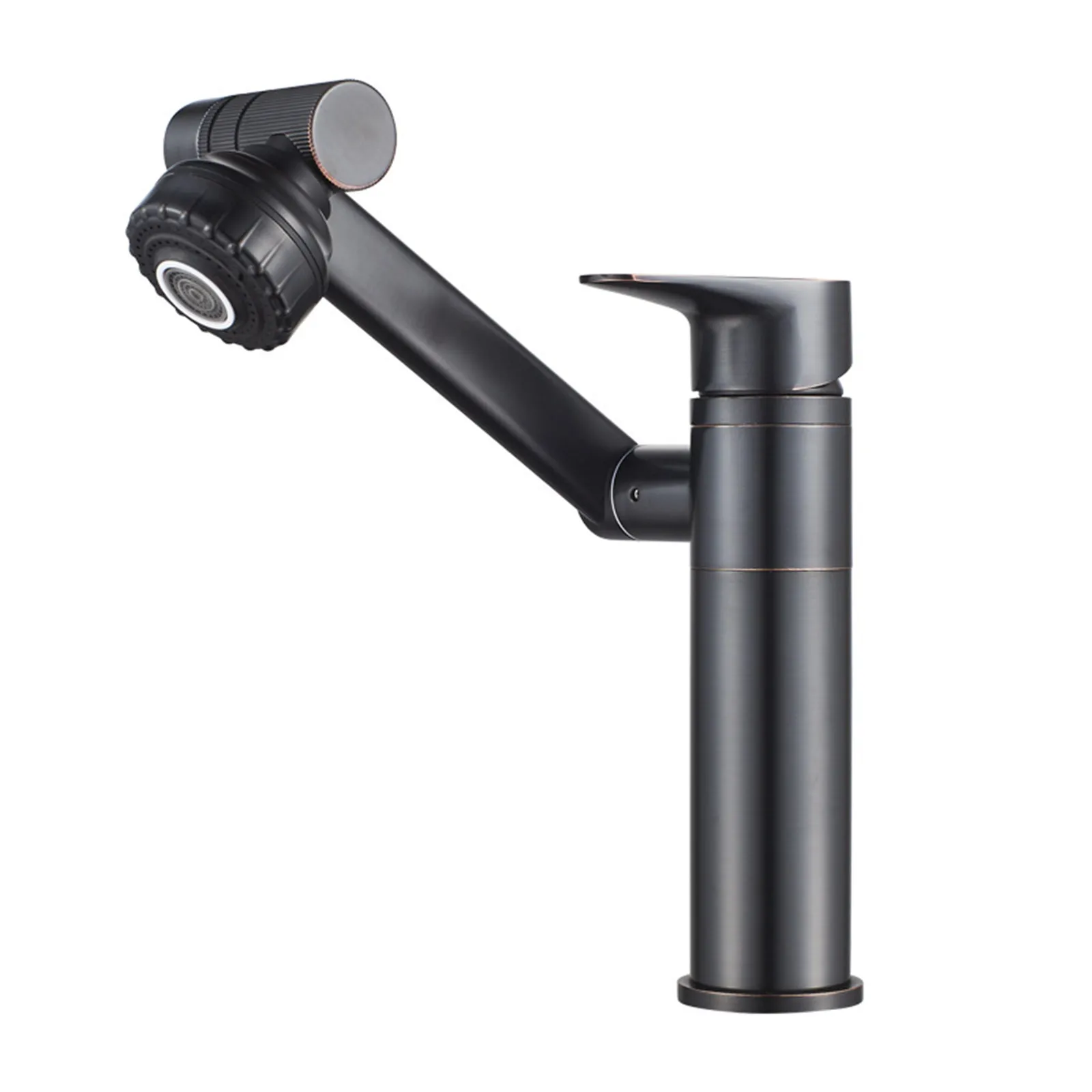 

Modern 360 Degree Rotating Single Hole Faucet Multifunctional Hot and Cold Water Faucet Basin Faucet for Bathroom Sink HANW88
