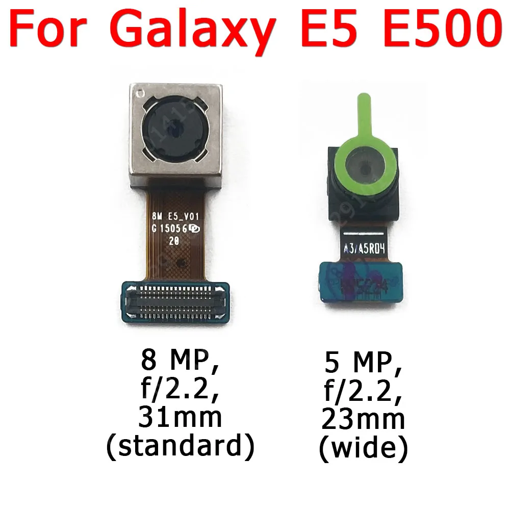 Оригинальная фронтальная и задняя камера для Samsung Galaxy E5 E500 основной