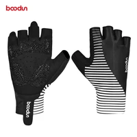 boodun men womens cycling gloves half finger summer shockproof road mountain bike bicycle mtb gloves with breathable palm part