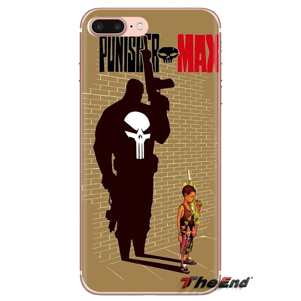 Marvel Punisher Frank Castle For Huawei Mate Honor 4C 5C 5X 6X 7 7A 7C 8 9 10 8C 8X 20 Lite Pro Soft Transparent Cases Covers |