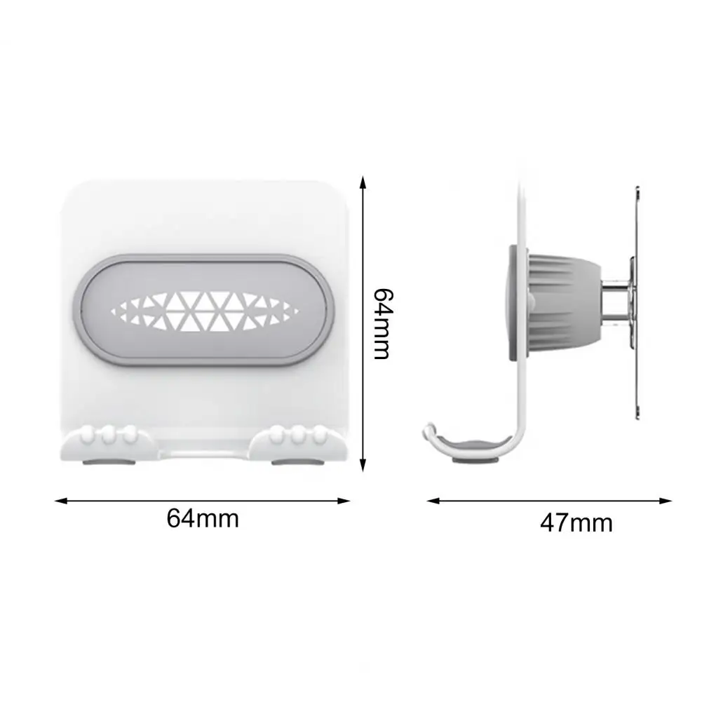 

Universal Adhesive Stable Wall Mount Phone Holder Bracket for Bathroom