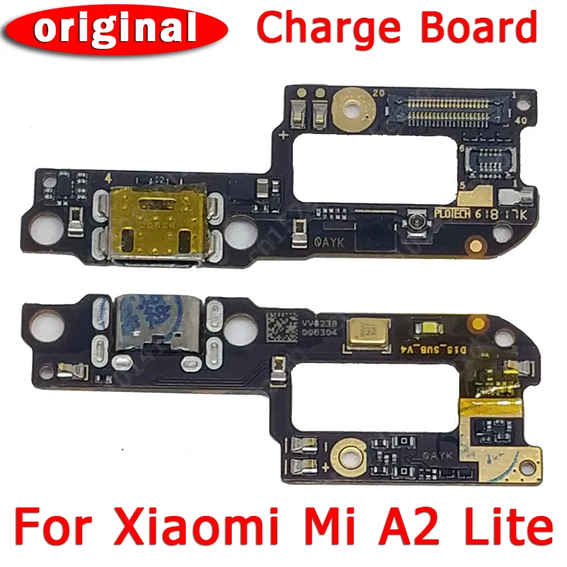 Оригинальный зарядный порт для Xiaomi Mi A2 Lite плата зарядного устройства печатная