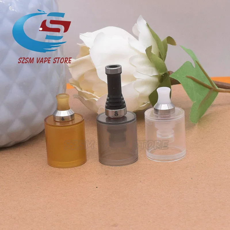Yftk Dvarw MTL RTA Полированный прозрачный bellcap ultem верхняя крышка 22 мм 2 мл и 3 5 аксессуары