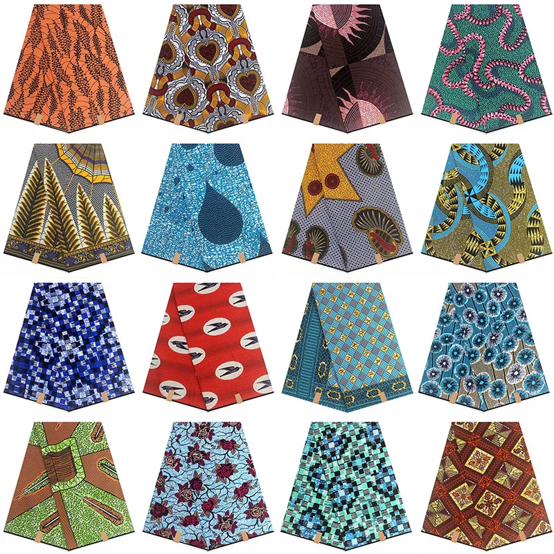 2021 оптовая цена! Лучшее качество! Настоящая восковая ткань с принтом Африканским