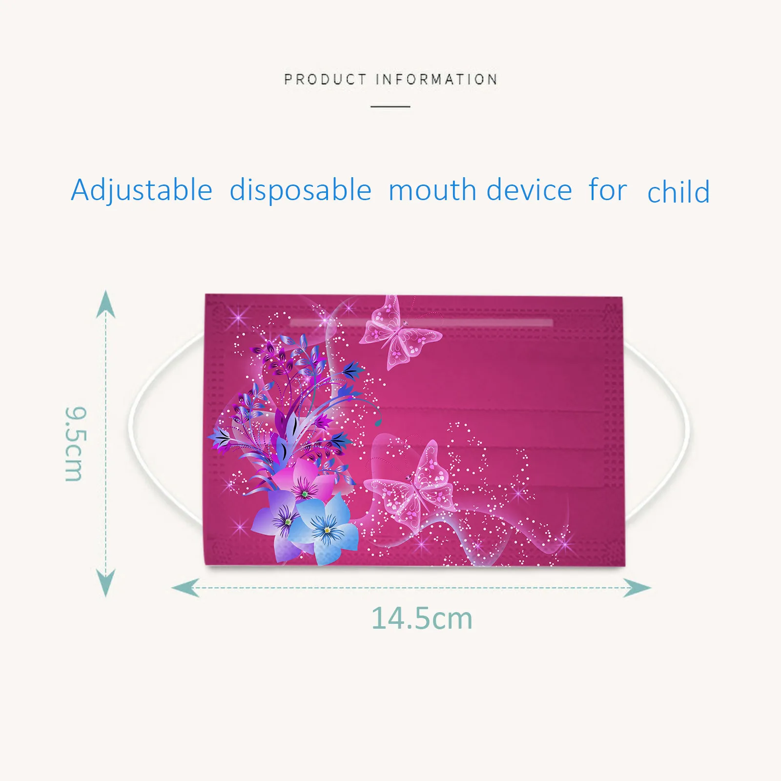 

Kids Children's Mask Disposable Face Mask Industrial 3Ply Ear Loop 50PCS Mask Anti Dust Camouflage Breathable Gauze Mask#30