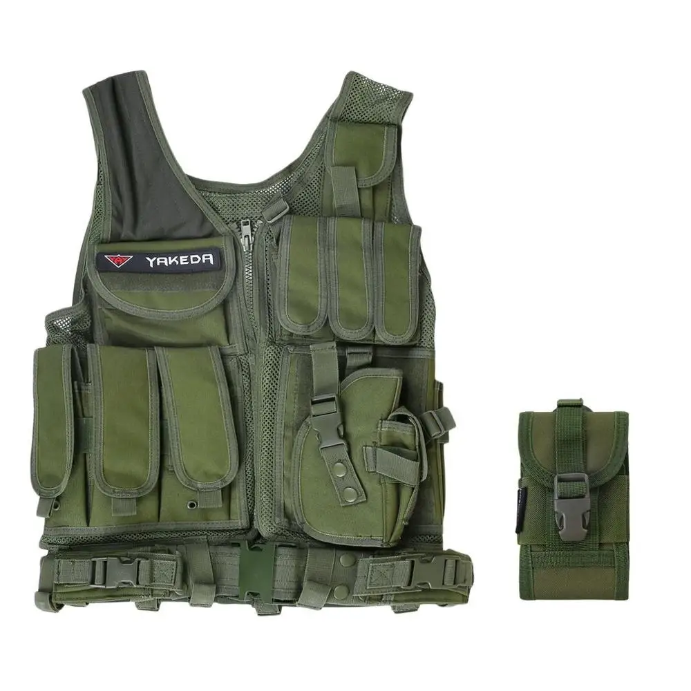 army green Открытый тактический жилет для мужчин военный тактический жилет Камуфляжный жилет, Броня Молл уличная Экипировка для мужчин t джунгли 2 вида цветов - Цвет: army green