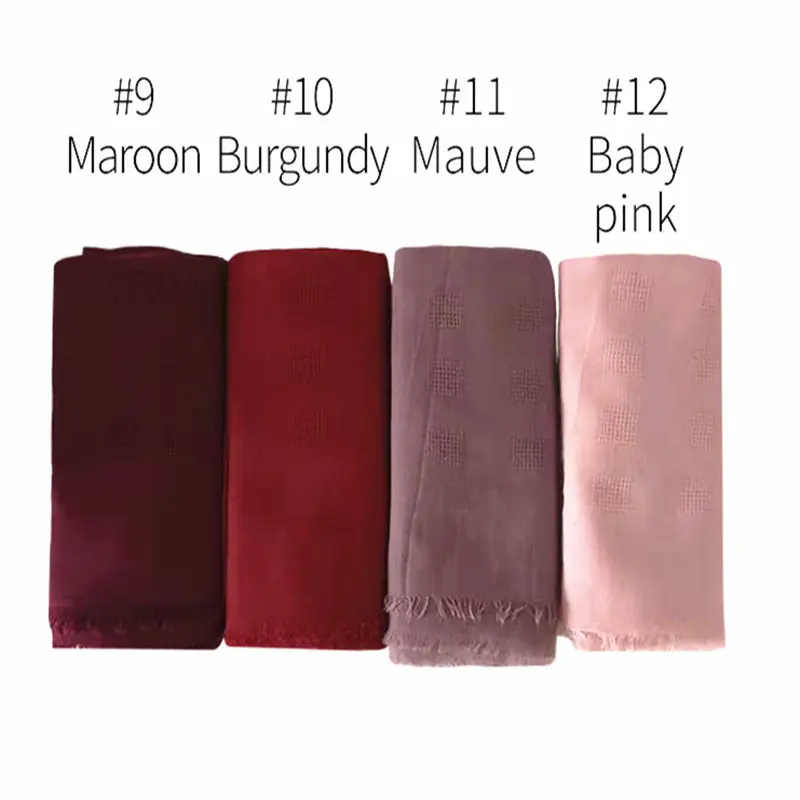Fashion solid color scarf viscose scarf piercing plaid shawl plain scarves maxi hijab muslim head hijabs wrap muffler 10pcs/lot