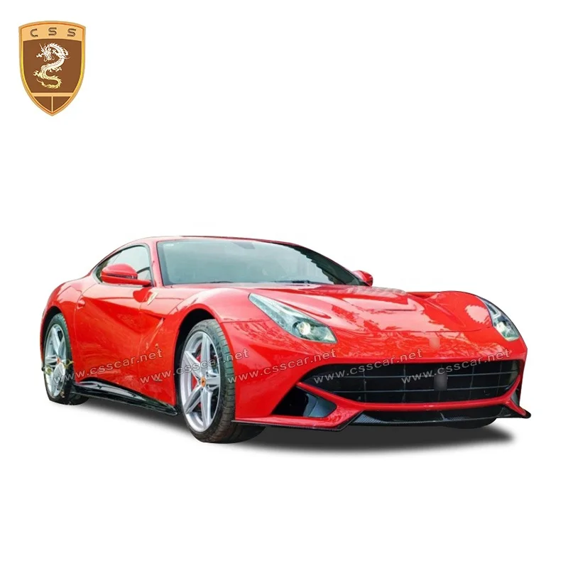 

Hot sale RZ style carbon car front lip for f12 bumper splitter auto parts