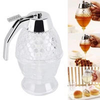 juice syrup cup bee honey drip dispenser kettle kitchen jar accessories container bottle stand h5a8 holder honey storage po i8u3
