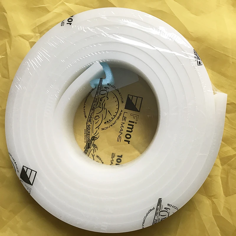 Бесплатная доставка! Белый 50 мм * 9 4000 мм! Трафаретная печать плоский резиновый