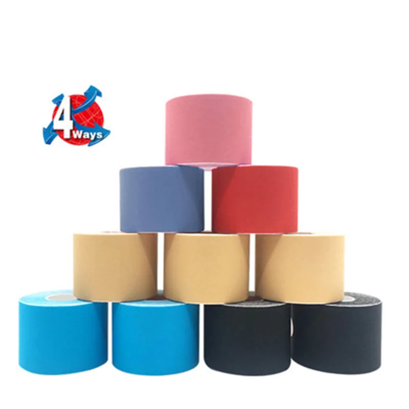 Нейлоновая 4 сторонняя эластичная кинезиологическая лента KINESIO медицинская