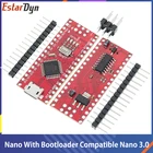 Nano Micro USB с Загрузчиком Nano v3.0 ATMEGA168P, Nano Micro USB с Загрузчиком, совместимый контроллер Nano V3 Red для Arduino CH340, USB драйвер 16 МГц