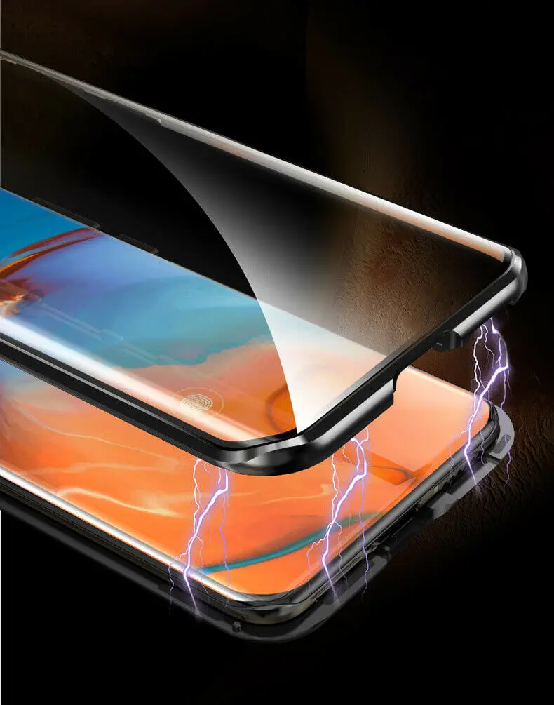 double sided glass magnetic case for meizu 17 pro 5g alumium metal 360 degree full case protect the lens free global shipping