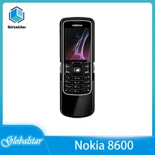 Nokia 8600 refurbished-Original Unlocked Nokia 8600 Luna English/Russian/Arabic keyboard GSM 2G FM  Mobile Phone